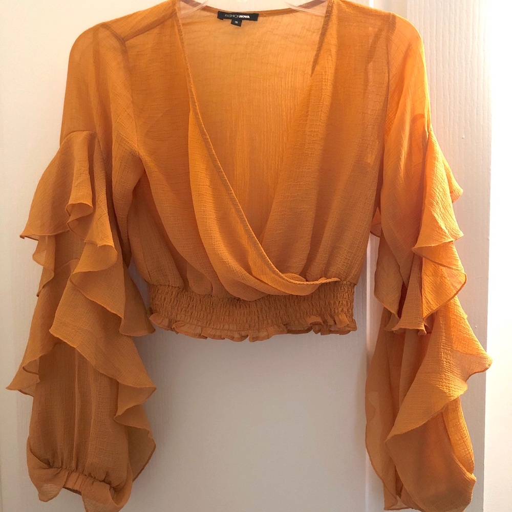 Fashion nova slightly classy surplice top